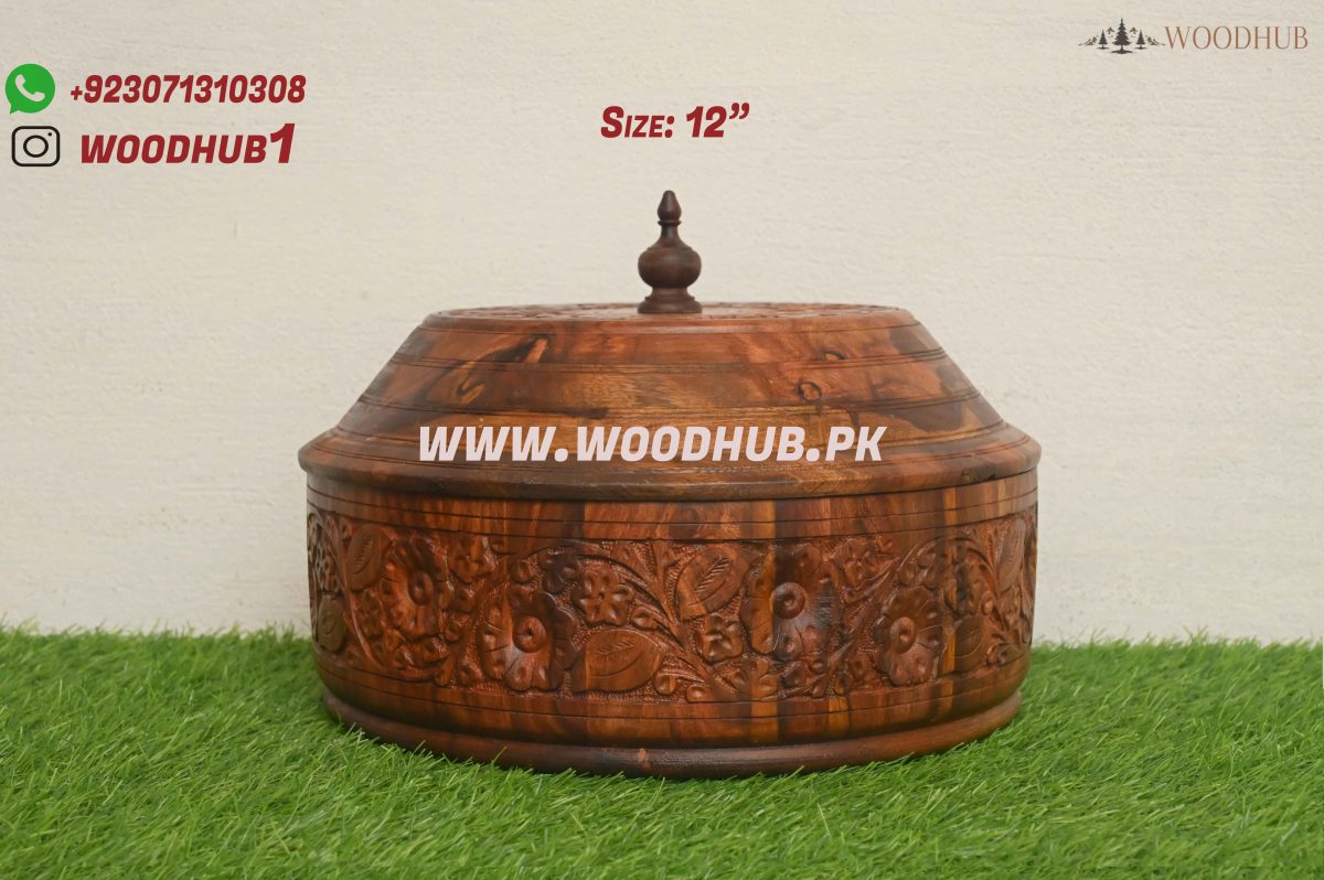 Wooden Carving Hot Pot