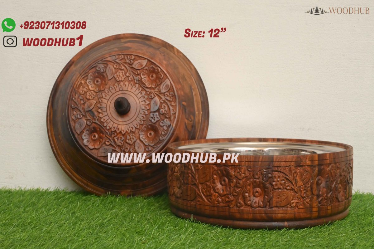 Wooden Hot pot carving