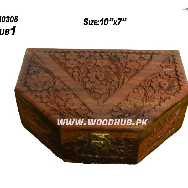 Jewelry Box Carving D shape