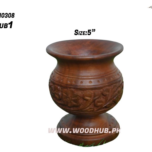 wooden Beauty Item Jar