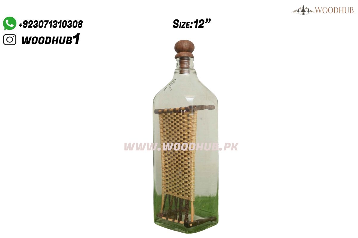 wooden charpai in Bottle