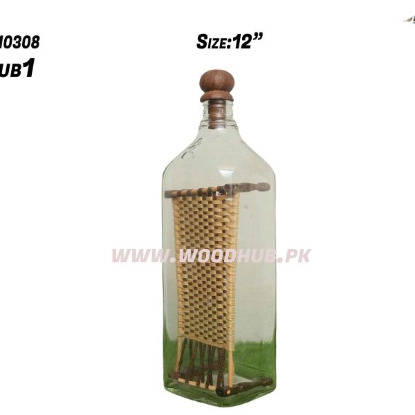 wooden charpai in Bottle